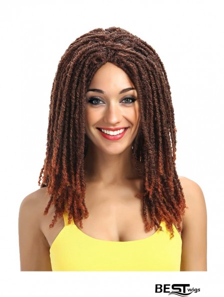 21-Inch Synthetic Faux Locs Wig – Curly Rolls and Twisted Style for Black Women, Natural and Elegant Look