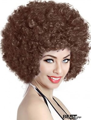 Short Kinky Curly Afro Wig for Women Funny Party Cosplay Hair