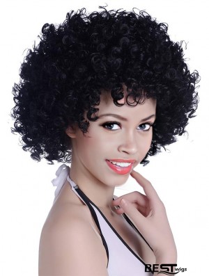 Short Kinky Curly Afro Wig for Women Synthetic Heat Resistant Wigs Funny Party Cosplay Hair