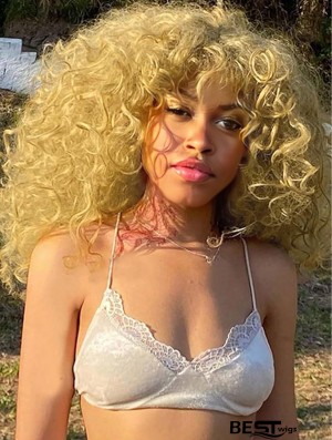 20 Inch Big Curly Wig for Women - Natural Curly Hair