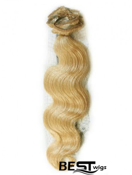 Blonde Wavy Gorgeous Remy Human Hair Tape In Hair Extensions