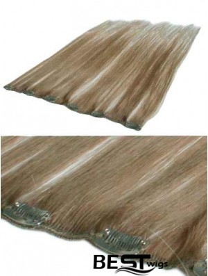 Perfect Blonde Straight Remy Human Hair Clip In Hair Extensions