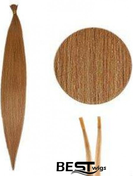 Auburn Straight Stick/I Tip Hair Extensions