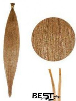 Blonde Straight Stick/I Tip Hair Extensions