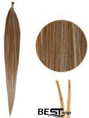 Brown Straight Stick/I Tip Hair Extensions