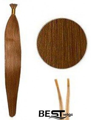 Auburn Straight Stick/I Tip Hair Extensions