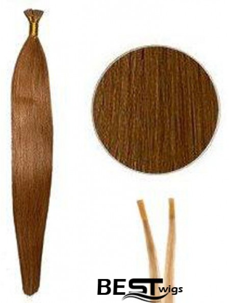 Auburn Straight Stick/I Tip Hair Extensions