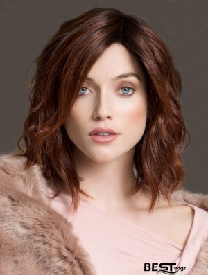 Bob Style Wigs Remy Human Curly Style Auburn Color Bobs Cut