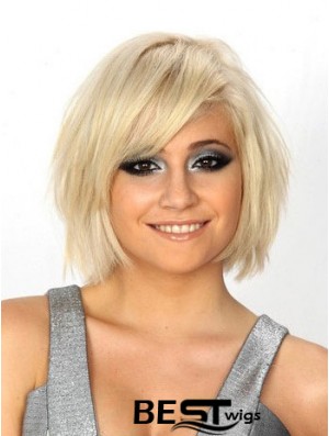 Bob Wigs UK 100% Hand Tied Straight Style Chin Length