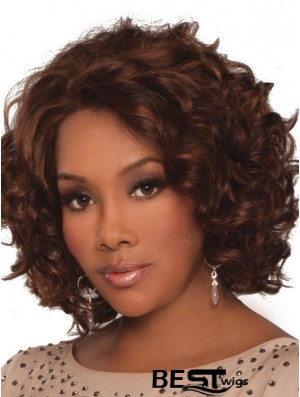 Indian Remy Lace Front Chin Length Curly Style African Styles