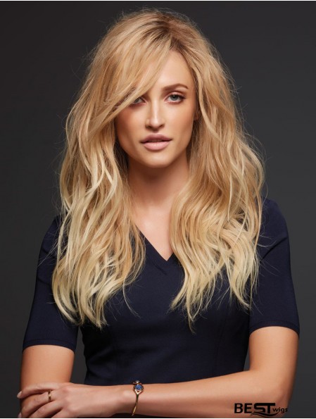 Remy Human 100% Hand Tied Blonde Human Wigs CA