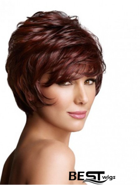 Monofilament Wavy Layered Short 7 inch Exquisite Wigs