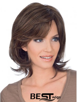 Refined Lace Front Straight Chin Length Remy Human Lace Wigs