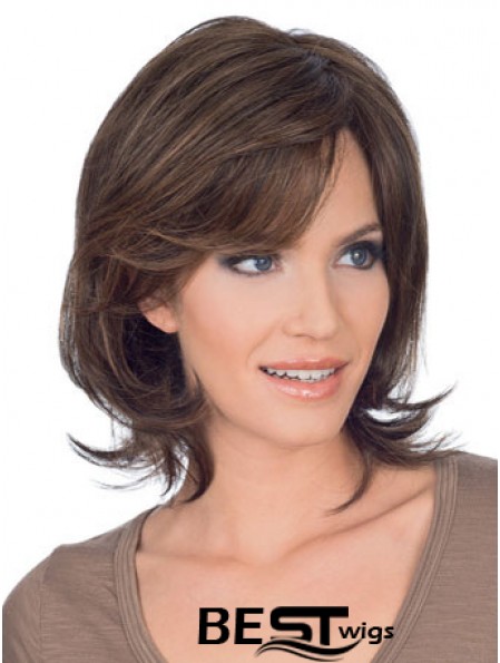 Refined Lace Front Straight Chin Length Remy Human Lace Wigs