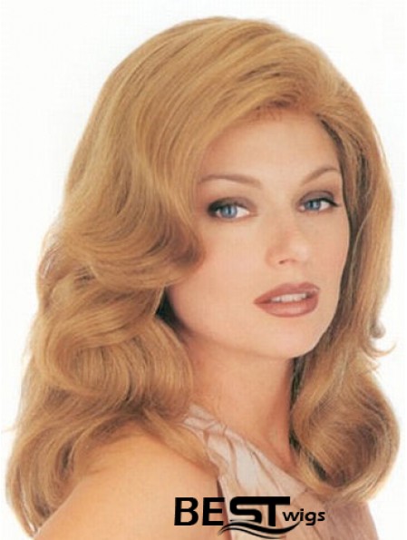 Wavy Blonde Convenient Long Classic Wigs