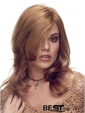  Lace Front Wavy Remy Human Hair Durable Long Wigs
