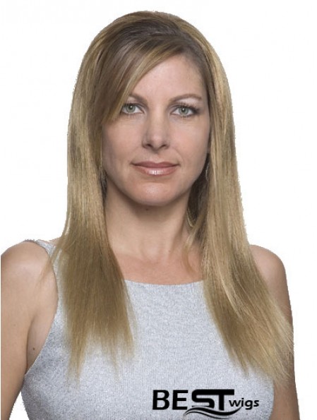 Straight 100% Hand-tied Blonde New Long Wigs