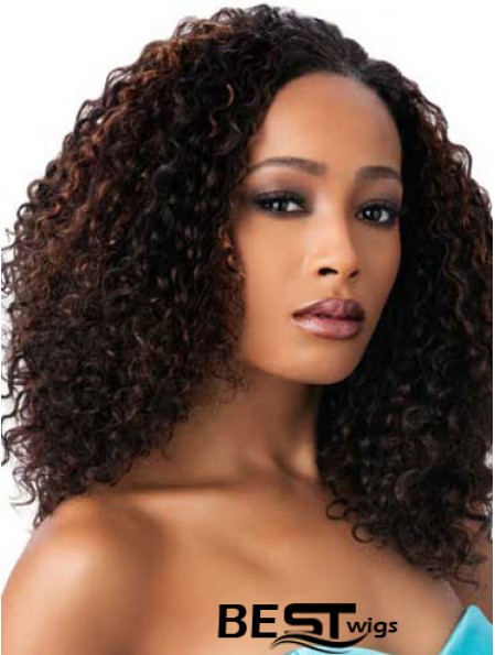 African Wigs For Sale With Capless Synthetic Brown Color Kinky Style