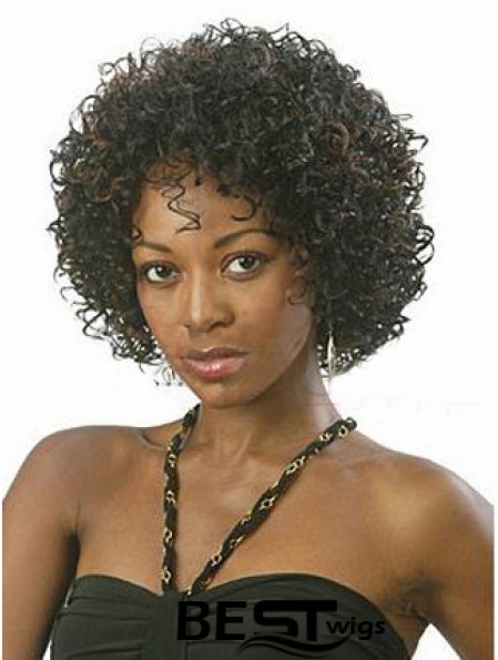 New 10 inch Chin Length Kinky Wigs For Black Women