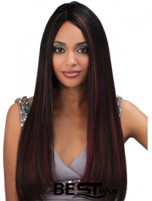 24 inch Auburn Lace Front Wigs For Black Women