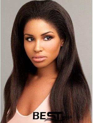 African Human Hair Wigs UK With Lace Front Yaki Style