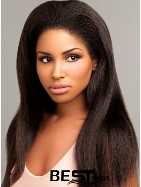 African Human Hair Wigs UK With Lace Front Yaki Style