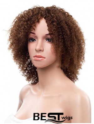 Short African American Hairstyles Remy Human Lace Front Brown Color
