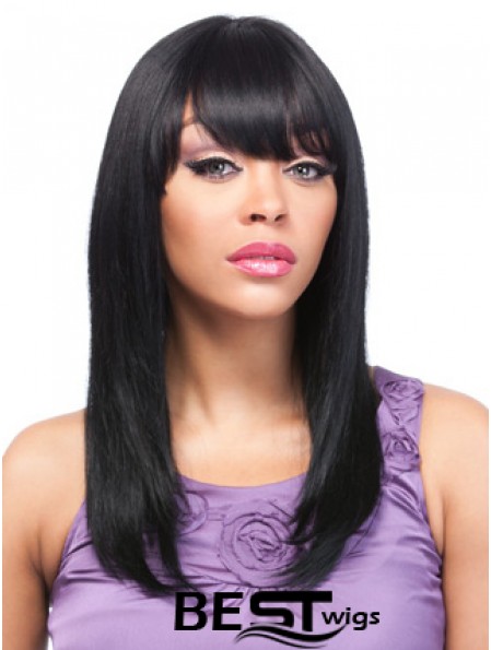 18 inch Black Lace Front Wigs For Black Women