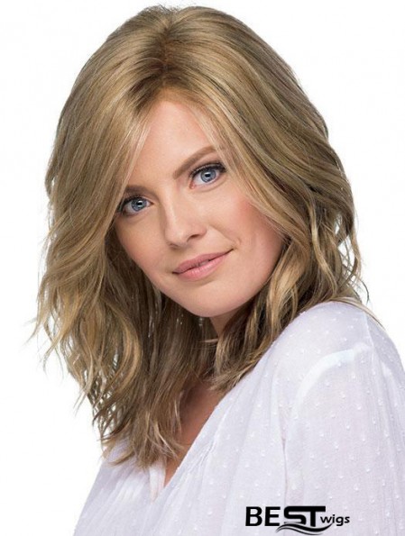 Layered 14 inch Shoulder Length Wavy New Medium Wigs