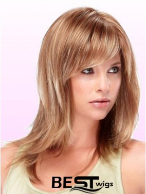 Synthetic Hair Sale With Capless Straight Style Shoulder Length Layered Cut