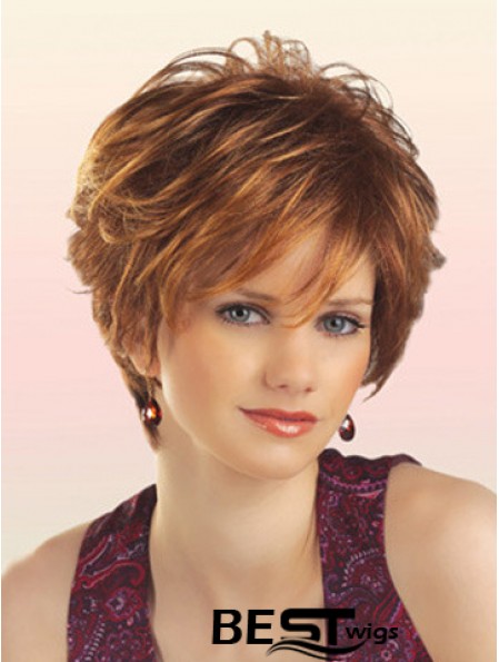 Cheap Synthetic Wigs With Capless Short Length Layered Cut