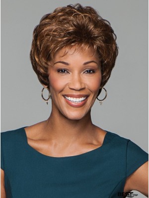 Boycuts Brown 6 inch Capless African Hair Style