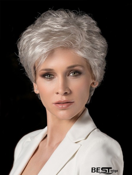 Short Straight Blonde 6 inch Glueless Lace Wigs