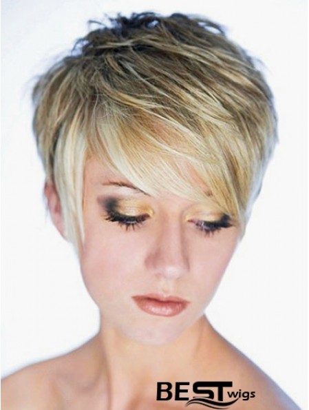 Best Synthetic Wig Boycuts Cropped Length Blonde Color