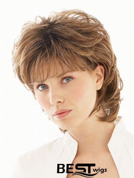 Wavy Brown Good Short Classic Wigs