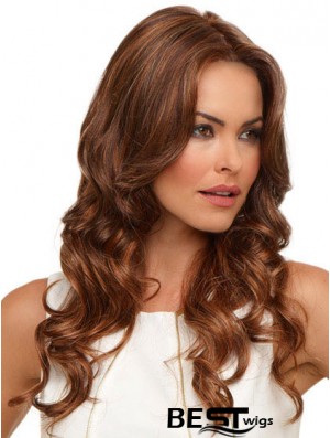 Wavy Without Bangs Long Auburn Fabulous Lace Front Wigs