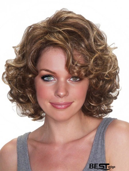 Cheap Wigs UK Synthetic Curly Style Chin Length Layered Cut