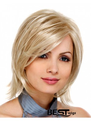 Blonde Synthetic Lace Front Wigs Bobs Hair Cuts Chin Length