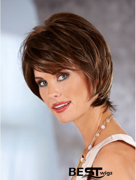 Straight Auburn Beautiful Chin Length Classic Wigs