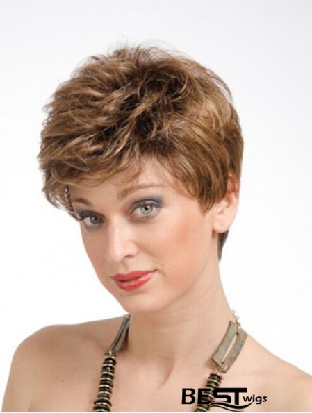 Online 6 inch Straight Auburn Boycuts Short Wigs