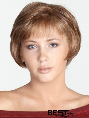 Straight Bobs 8 inch Blonde Fashion Synthetic Wigs