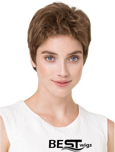 Cheapest 6 inch Wavy Blonde Boycuts Short Wigs