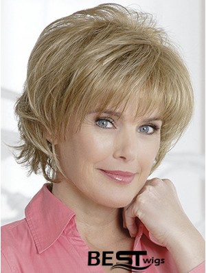 Wavy With Bangs 8 inch High Quality Short Wigs