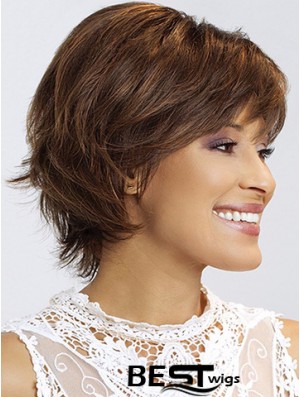 Wavy With Bangs 8 inch Stylish Short Wigs