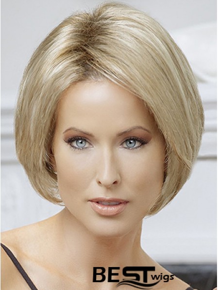 Bobs Blonde Straight Chin Length 10 inch Online Medium Wigs