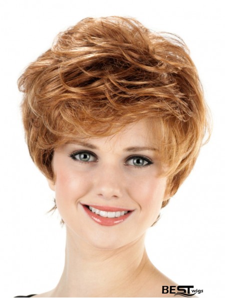 Short Classical Wavy 8 inch Capless Wigs