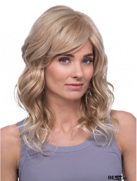 Ombre/2 tone Layered Wavy 14 inch Long Sleek Monotop Wigs