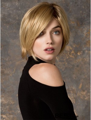 Bobs Chin Length Blonde Straight Cheapest Petite Wigs