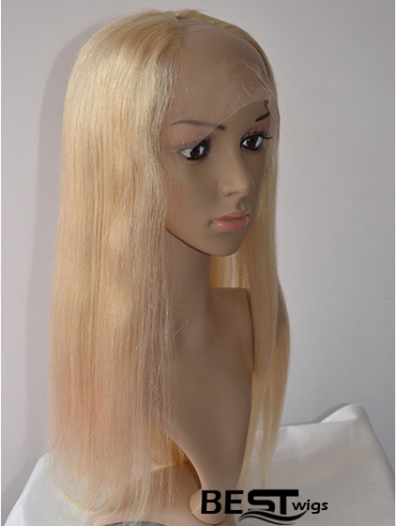 20 inch Lace Front Straight Blonde Gorgeous U Part Wigs