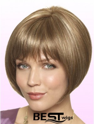 Lace Front Short Straight Blonde Style Bob Wigs